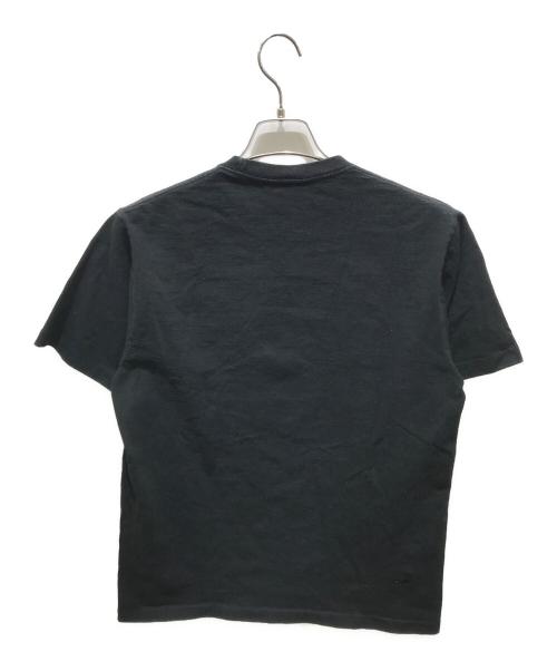 A BATHING APE（アベイシングエイプ）A BATHING APE (アベイシングエイプ) エイプヘッドプリントラインストーンTシャツ　001teg301065x　シングルステッチ 90’S ブラック サイズ:Mの古着・服飾アイテム