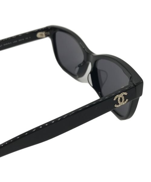 CHANEL（シャネル）CHANEL (シャネル) Rectangle Glasses　3449-B-A ブラックの古着・服飾アイテム