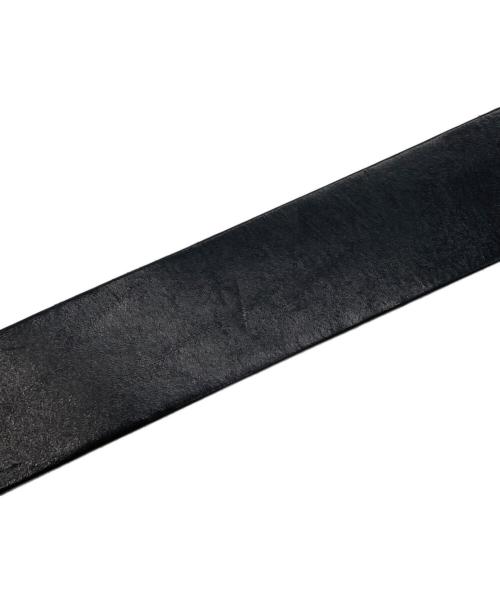 DOLCE & GABBANA（ドルチェ＆ガッバーナ）DOLCE & GABBANA (ドルチェ＆ガッバーナ) レザーベルト ブラック サイズ:33INCHの古着・服飾アイテム