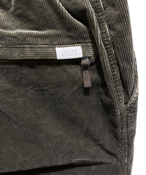 SEDAN ALL-PURPOSE（セダンオールパーパス）SEDAN ALL-PURPOSE (セダンオールパーパス) Corduroy Easy Pants カーキ サイズ:Lの古着・服飾アイテム