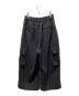 MAISON SPECIAL (メゾンスペシャル) スポンジッシュプライムワイドカーゴパンツ　11212461335 ブラック サイズ:00：5000円
