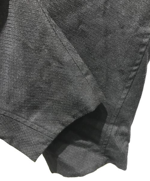 COMME des GARCONS HOMME PLUS（コムデギャルソンオムプリュス）COMME des GARCONS HOMME PLUS (コムデギャルソンオムプリュス) ワイドテーパードスラックス　PA-P016　 ブラック サイズ:XSの古着・服飾アイテム