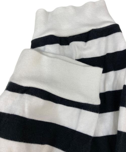 Graphpaper（グラフペーパー）Graphpaper (グラフペーパー) ボーダーカットソー　GM201-70152B ブラック×ホワイト サイズ:2の古着・服飾アイテム