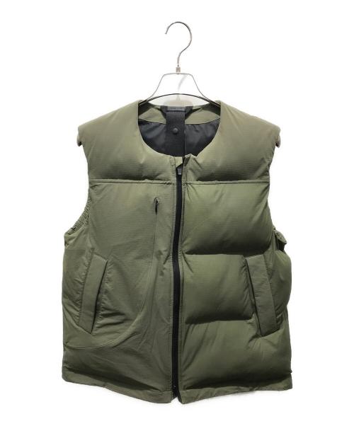 PRODUCT LAB（プロダクトラボ）PRODUCT LAB (プロダクトラボ) コーデュラパファベスト　PLB3W005 カーキ サイズ:Sの古着・服飾アイテム