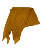 PLEATS PLEASEプリーツプリーズ）の古着「プリーツストール PP64AD861」｜イエロー