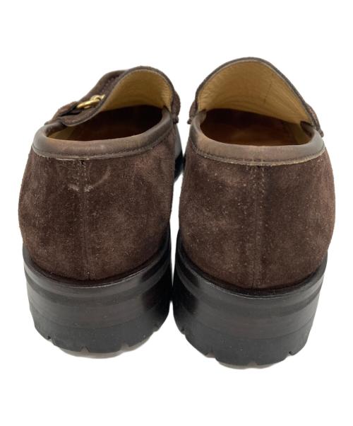 GUCCI（グッチ）GUCCI (グッチ) ホースビットローファー ブラウン サイズ:5.5Dの古着・服飾アイテム