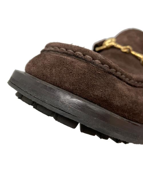 GUCCI（グッチ）GUCCI (グッチ) ホースビットローファー ブラウン サイズ:5.5Dの古着・服飾アイテム