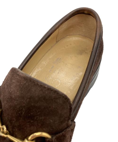 GUCCI（グッチ）GUCCI (グッチ) ホースビットローファー ブラウン サイズ:5.5Dの古着・服飾アイテム