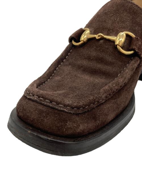 GUCCI（グッチ）GUCCI (グッチ) ホースビットローファー ブラウン サイズ:5.5Dの古着・服飾アイテム