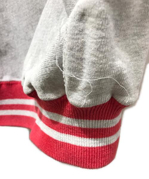 Champion REVERSE WEAVE（チャンピオン リバース ウィーブ）Champion REVERSE WEAVE (チャンピオン リバース ウィーブ) カレッジプリントスウェット　90's 刺繍タグ USA製 グレー サイズ:XLの古着・服飾アイテム