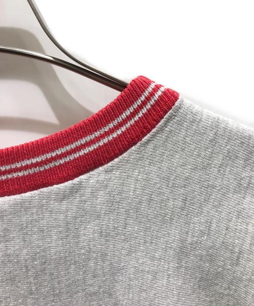 Champion REVERSE WEAVE（チャンピオン リバース ウィーブ）Champion REVERSE WEAVE (チャンピオン リバース ウィーブ) カレッジプリントスウェット　90's 刺繍タグ USA製 グレー サイズ:XLの古着・服飾アイテム
