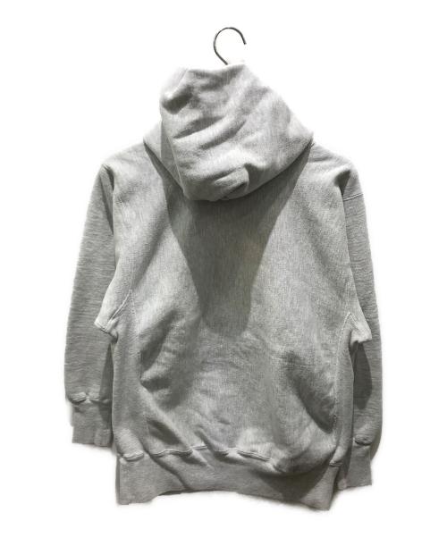 Champion REVERSE WEAVE（チャンピオン リバース ウィーブ）Champion REVERSE WEAVE (チャンピオン リバース ウィーブ) プリントパーカー　90's 刺繍タグ SACHEMS グレー サイズ:XLの古着・服飾アイテム