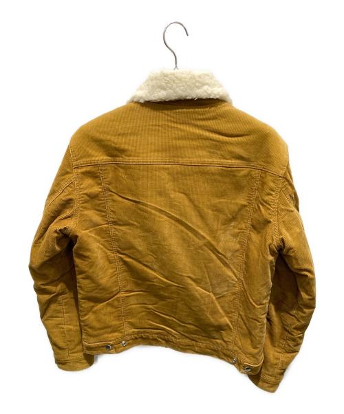 maison kitsune（メゾンキツネ）MAISON KITSUNE (メゾンキツネ) 裏ボアコーデュロイジャケット キャメル サイズ:Lの古着・服飾アイテム