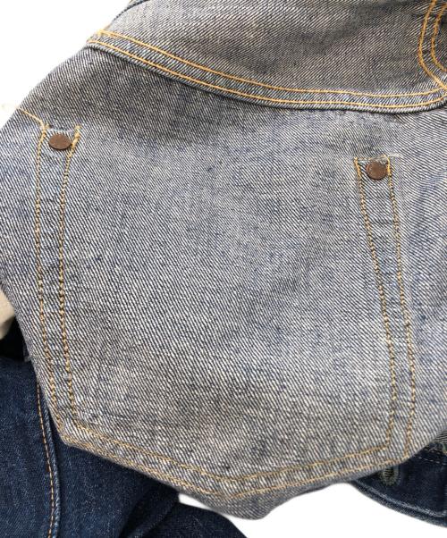 LEVI'S（リーバイス）LEVI'S (リーバイス) セルビッチデニムパンツ　501XX 革パッチ オフセット 隠しリベット 通常R BIGE インディゴ サイズ:下記参照の古着・服飾アイテム