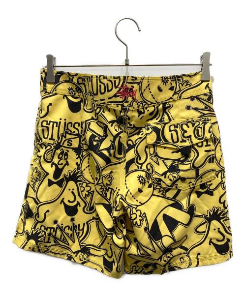 stussy（ステューシー）stussy (ステューシー) 総柄ショーツ イエロー サイズ:28の古着・服飾アイテム