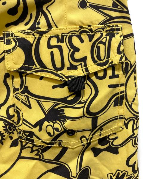 stussy（ステューシー）stussy (ステューシー) 総柄ショーツ イエロー サイズ:28の古着・服飾アイテム