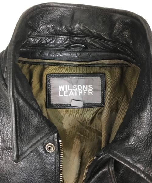 wilsons leather（ウィルソンズレザー）wilsons leather (ウィルソンズレザー) レザージャケット ブラック サイズ:XLの古着・服飾アイテム