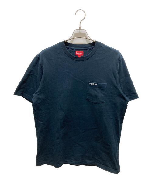 SUPREME（シュプリーム）SUPREME (シュプリーム) S/S Pocket Tee ネイビー サイズ:Lの古着・服飾アイテム