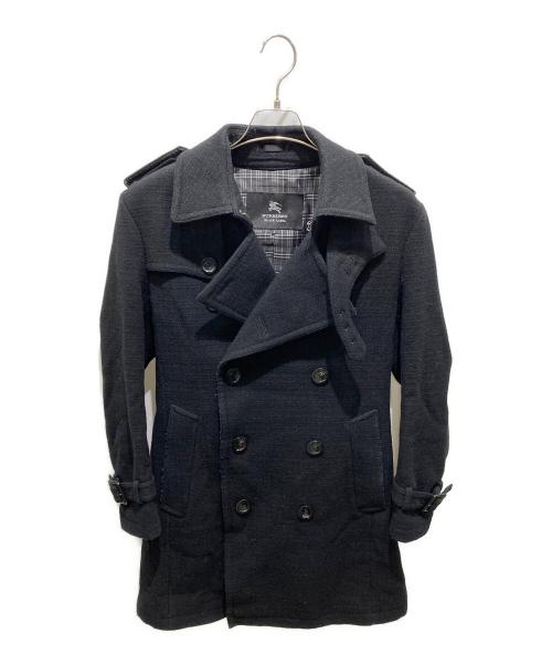 BURBERRY BLACK LABEL（バーバリーブラックレーベル）BURBERRY BLACK LABEL (バーバリーブラックレーベル) ウールトレンチコート ブラック サイズ:Sの古着・服飾アイテム