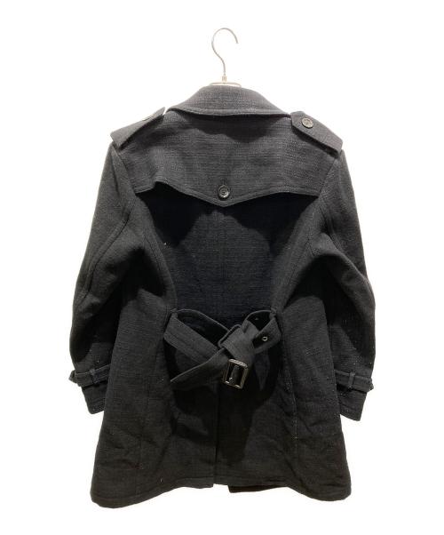 BURBERRY BLACK LABEL（バーバリーブラックレーベル）BURBERRY BLACK LABEL (バーバリーブラックレーベル) ウールトレンチコート ブラック サイズ:Sの古着・服飾アイテム