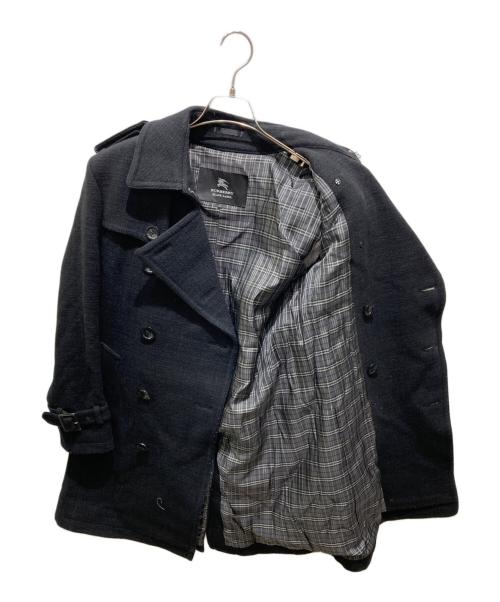 BURBERRY BLACK LABEL（バーバリーブラックレーベル）BURBERRY BLACK LABEL (バーバリーブラックレーベル) ウールトレンチコート ブラック サイズ:Sの古着・服飾アイテム