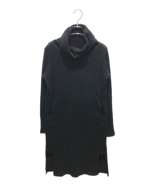 s'yte（サイト）s'yte (サイト) アームリブコットンタートルネックニットワンピース　0D-T42-071 ブラック サイズ:Sの古着・服飾アイテム