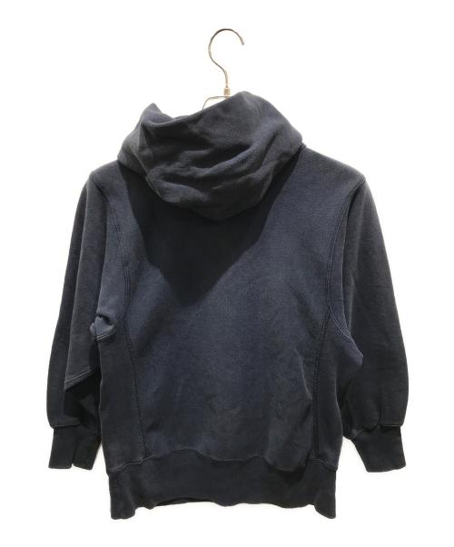 Champion REVERSE WEAVE（チャンピオン リバース ウィーブ）Champion REVERSE WEAVE (チャンピオン リバース ウィーブ) カレッジロゴパーカー　 80's USA トリコタグ ネイビー サイズ:Sの古着・服飾アイテム