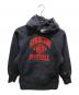 Champion REVERSE WEAVE（チャンピオン リバース ウィーブ）の古着「カレッジロゴパーカー　 80's USA トリコタグ」｜ネイビー