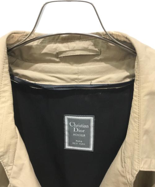 Christian Dior（クリスチャン ディオール）Christian Dior (クリスチャン ディオール) ヴィンテージライナー付きトレンチコート　80S ベージュ サイズ:XLの古着・服飾アイテム