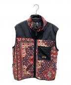 MOUNTAIN HARD WEARマウンテンハードウェア）の古着「ベスト」｜ブラック×レッド