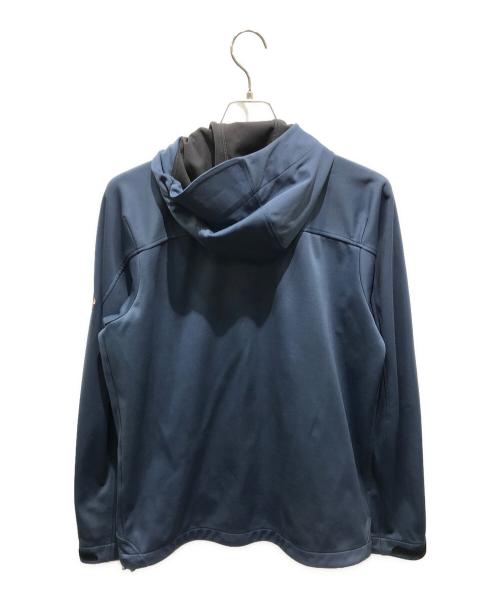 MAMMUT（マムート）MAMMUT (マムート) Winterfield SO Hooded Jacket　1011－01970 50550 ブルー サイズ:Lの古着・服飾アイテム
