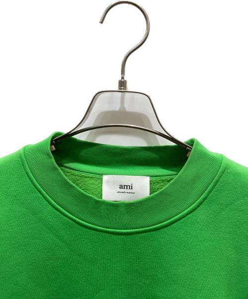 AMI Alexandre Mattiussi（アミアレクサンドルマテュッシ）AMI Alexandre Mattiussi (アミアレクサンドルマテュッシ) ハートロゴスウェット グリーン サイズ:Lの古着・服飾アイテム