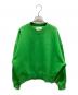 AMI Alexandre Mattiussi（アミアレクサンドルマテュッシ）の古着「ハートロゴスウェット」｜グリーン