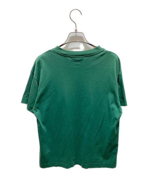 AMI Alexandre Mattiussi（アミアレクサンドルマテュッシ）AMI Alexandre Mattiussi (アミアレクサンドルマテュッシ) DE COEUR T-SHIRT　A21FJ109.723 グリーン サイズ:記載無しの為実寸参照の古着・服飾アイテム