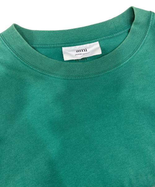 AMI Alexandre Mattiussi（アミアレクサンドルマテュッシ）AMI Alexandre Mattiussi (アミアレクサンドルマテュッシ) DE COEUR T-SHIRT　A21FJ109.723 グリーン サイズ:記載無しの為実寸参照の古着・服飾アイテム