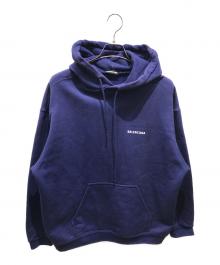 BALENCIAGA（バレンシアガ）の古着「Logo Medium Fit Hoodie　FT75 600583 TIV84 1195」｜ネイビー