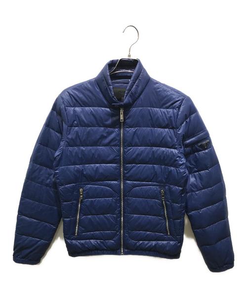 PRADA（プラダ）PRADA (プラダ) PIUMINO NYLON LUCID ダウンジャケット　SGA506 R151 AR0　2018年モデル ネイビー サイズ:46の古着・服飾アイテム