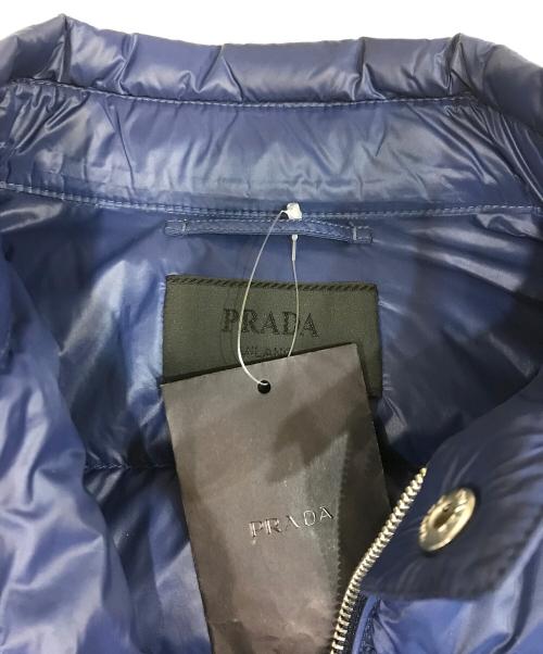 PRADA（プラダ）PRADA (プラダ) PIUMINO NYLON LUCID ダウンジャケット　SGA506 R151 AR0　2018年モデル ネイビー サイズ:46の古着・服飾アイテム
