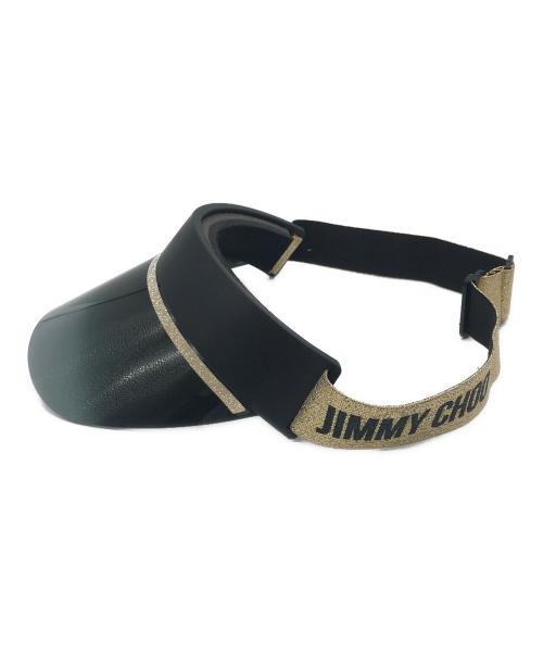 JIMMY CHOO（ジミーチュウ）JIMMY CHOO (ジミーチュウ) サンバイザー　CALIX 2M2 ブラックの古着・服飾アイテム