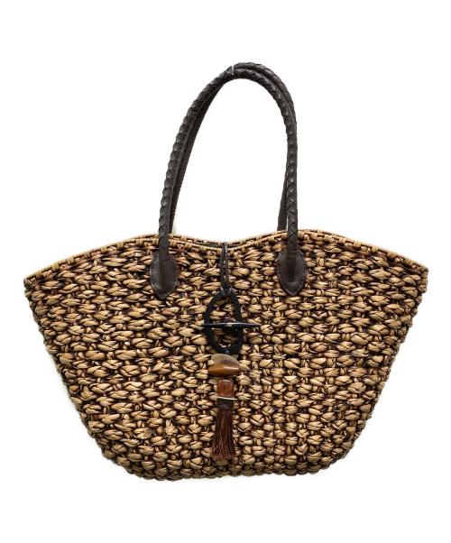 BABYLONE（バビロン）BABYLONE (バビロン) カゴバッグ ブラウンの古着・服飾アイテム