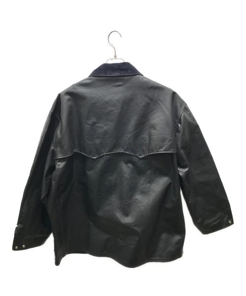 POLO RALPH LAUREN（ポロ・ラルフローレン）POLO RALPH LAUREN (ポロ・ラルフローレン) ビニールファイヤーマンジャケット　USA製  ブラック サイズ:XLの古着・服飾アイテム