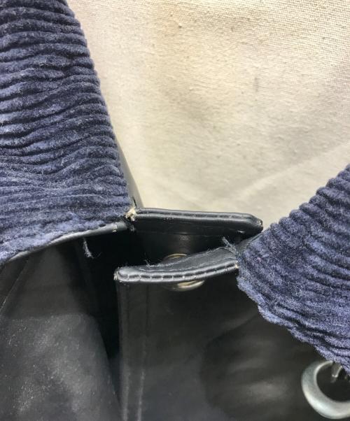 POLO RALPH LAUREN（ポロ・ラルフローレン）POLO RALPH LAUREN (ポロ・ラルフローレン) ビニールファイヤーマンジャケット　USA製  ブラック サイズ:XLの古着・服飾アイテム