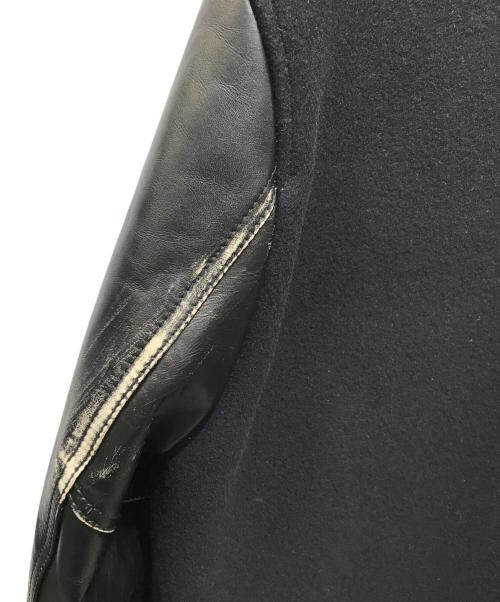 MM6 Maison Margiela（エムエムシックスメゾンマルジェラ）MM6 Maison Margiela (エムエムシックス メゾンマルジェラ) ハの字 5-ZIP LEATHER JACKET　S62AN0079　22AW イタリア製 ブラック サイズ:Lの古着・服飾アイテム
