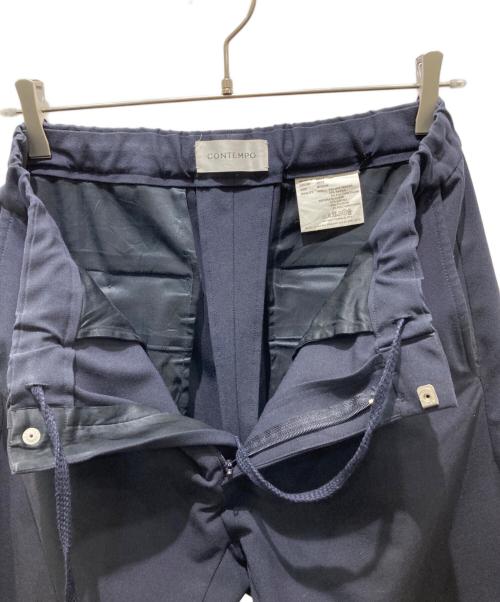 YAECA（ヤエカ）YAECA (ヤエカ) CONTEMPO スラックスパンツ　52655 ネイビー サイズ:Mの古着・服飾アイテム