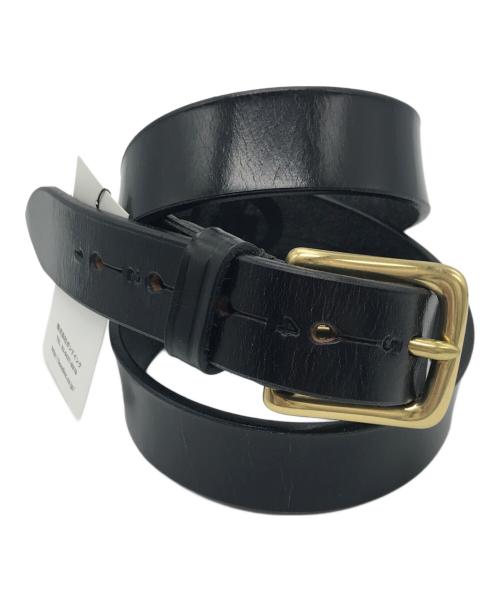 JABEZ CLIFF（ジャベツ クリフ）JABEZ CLIFF (ジャベツ クリフ) レザーベルト ブラック サイズ:36の古着・服飾アイテム