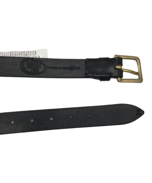 JABEZ CLIFF（ジャベツ クリフ）JABEZ CLIFF (ジャベツ クリフ) レザーベルト ブラック サイズ:36の古着・服飾アイテム