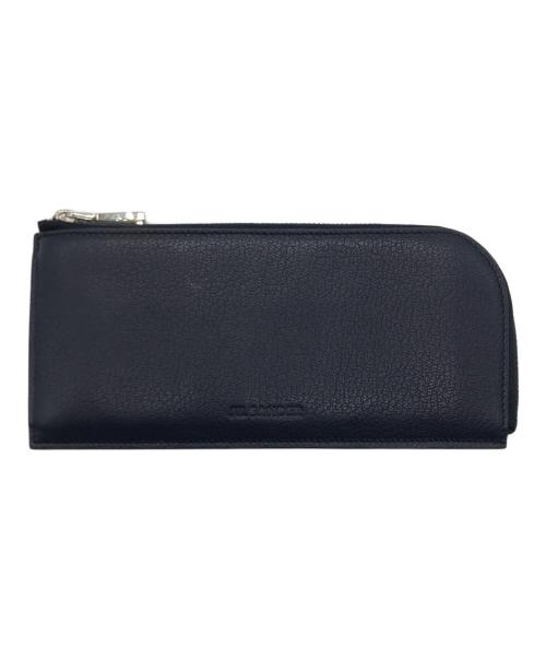 JIL SANDER（ジルサンダー）JIL SANDER (ジルサンダー) JP LONG WALLET　JSPI84P901　イタリア製 ネイビーの古着・服飾アイテム