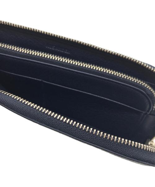 JIL SANDER（ジルサンダー）JIL SANDER (ジルサンダー) JP LONG WALLET　JSPI84P901　イタリア製 ネイビーの古着・服飾アイテム