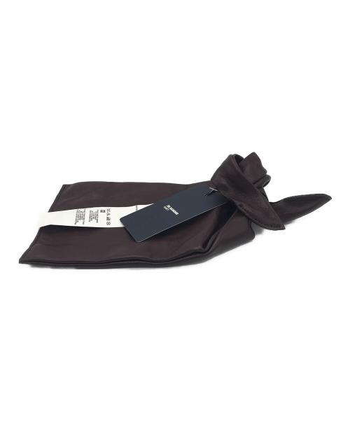 JIL SANDER NAVY（ジルサンダー ネイビー）JIL SANDER NAVY (ジルサンダー ネイビー) レザーポーチ　JBJD700 ボルドーの古着・服飾アイテム