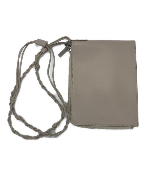 JIL SANDER（ジルサンダー）JIL SANDER (ジルサンダー) TANGLE PASSPORT HOLDER アイボリーの古着・服飾アイテム
